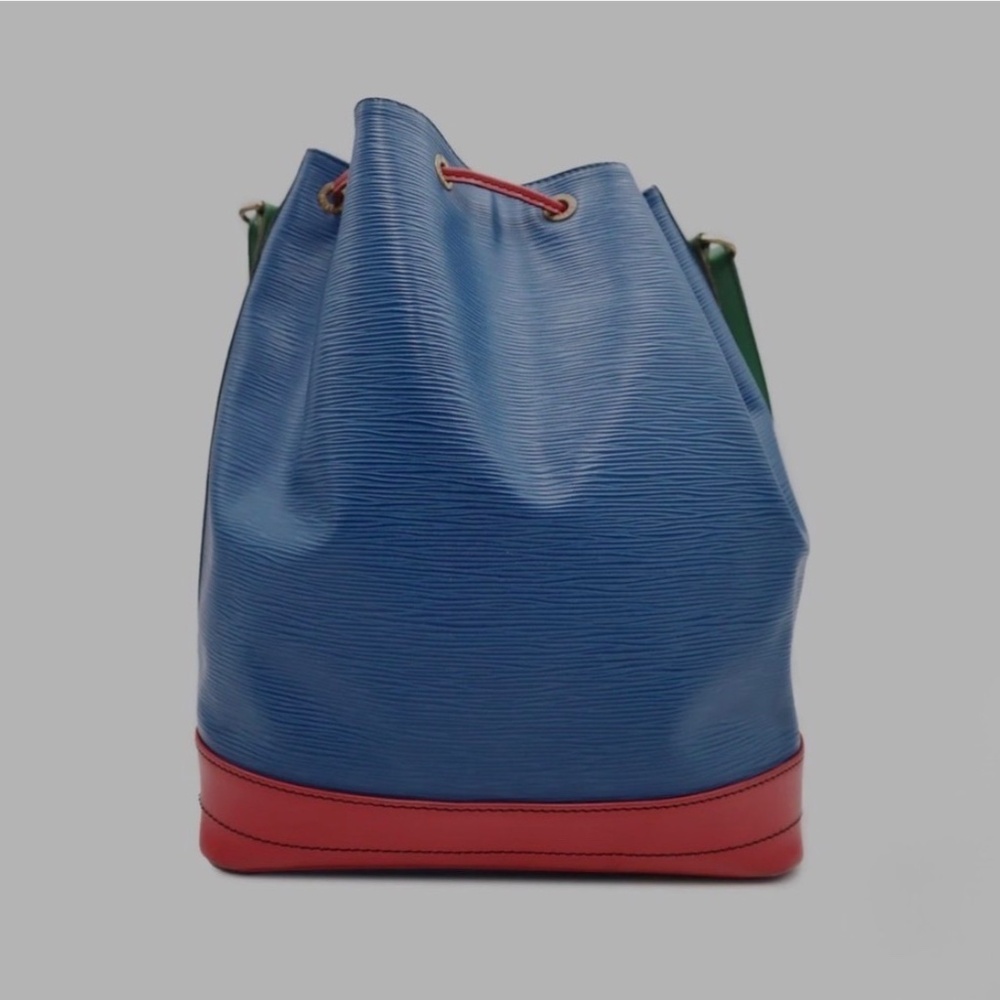 LOUIS VUITTON Epi Tricolor Noe. Red Bule & Green Includes dust bag - Picture 2 of 8